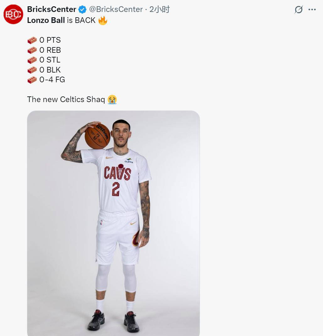 NBA新秀球(qiú)員(yuán)朗佐-鲍尔首秀数据分析